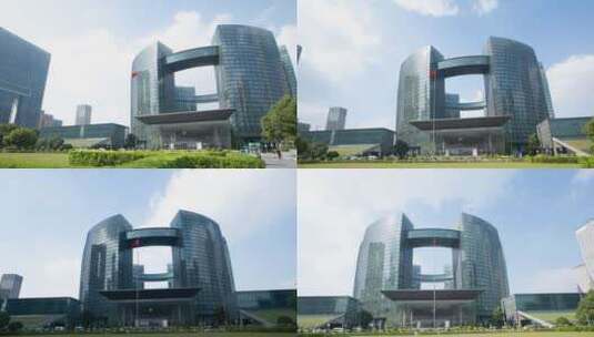 杭州市民广场高清在线视频素材下载
