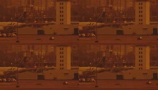 飞机场 飞机起飞降落高清在线视频素材下载