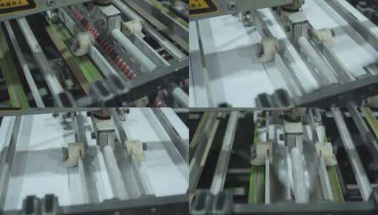 印刷机 印刷厂 生产线 全自动 4k高清在线视频素材下载