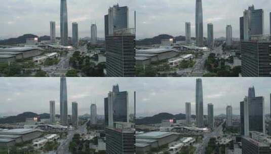 广东东莞国贸中心东莞cbd高清在线视频素材下载