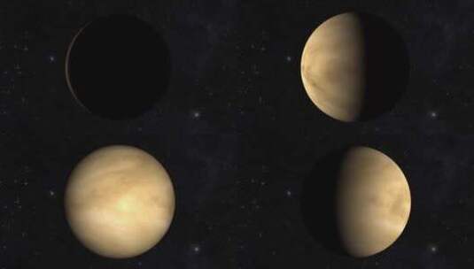 金星行星4K高清在线视频素材下载