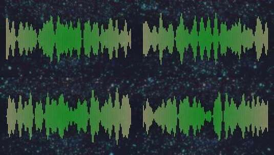 有线音频频谱高清在线视频素材下载