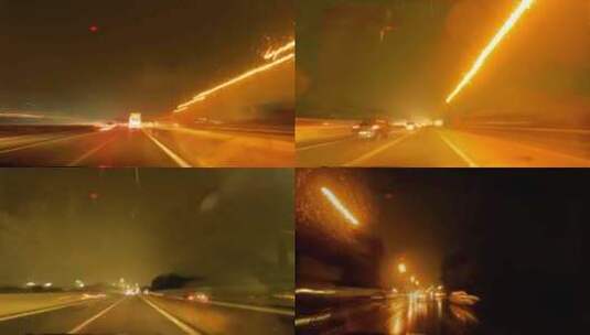 高速开车延时拍摄高清在线视频素材下载