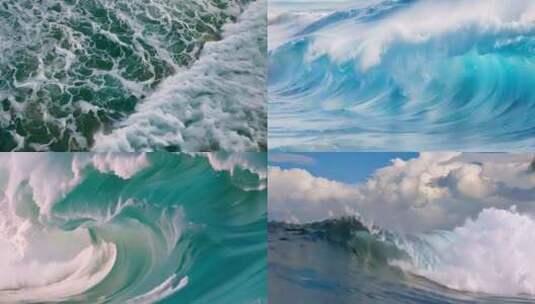 海浪 海洋 大浪 巨浪高清在线视频素材下载