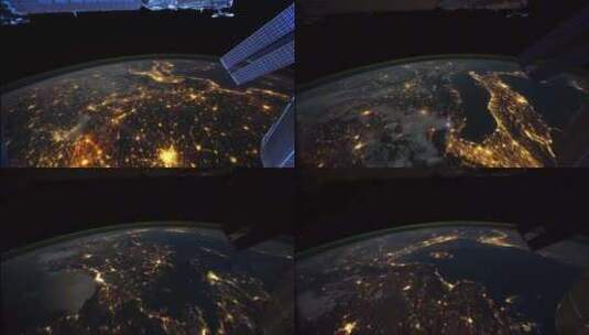 从太空看地球-卫星视角高清在线视频素材下载