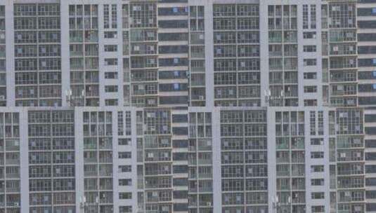 现代城市公寓楼高楼建筑局部高清在线视频素材下载