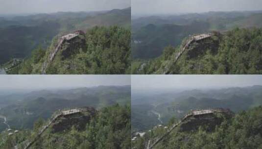 贵州·贵阳·花溪·红岩峡谷·观景台7高清在线视频素材下载