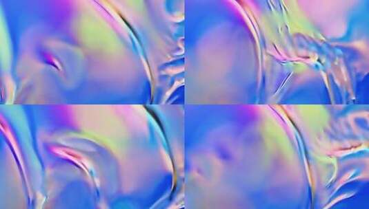 彩色震撼恢弘微观液体墨水流体艺术设计高清在线视频素材下载