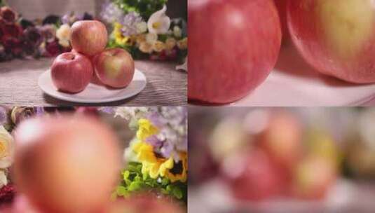 【镜头合集】水果苹果红富士高清在线视频素材下载