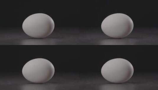 不同光影下的鸡蛋LOG高清在线视频素材下载