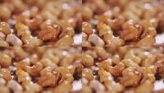 坚果腰果零食制作高清在线视频素材下载