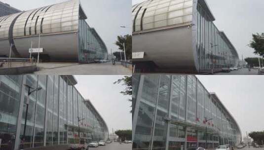 广西玉林国际会展中心高清在线视频素材下载