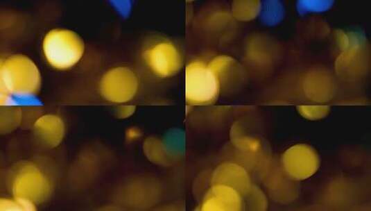 黄色虚幻光斑光点动态背景 (10)高清在线视频素材下载