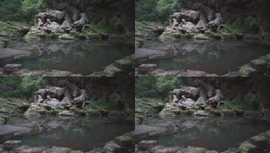 杭州西湖景区虎跑公园高清在线视频素材下载