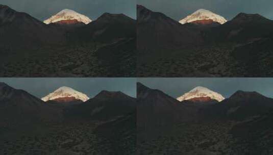 航拍玻利维亚安第斯山脉高清在线视频素材下载
