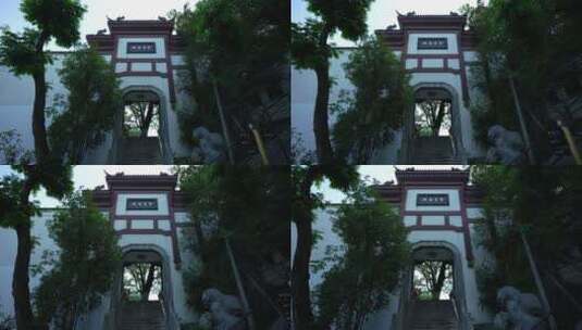 武汉标志建筑黄鹤楼公园高清在线视频素材下载