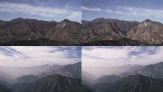 高山云雾延时山峰风景合集高清在线视频素材下载