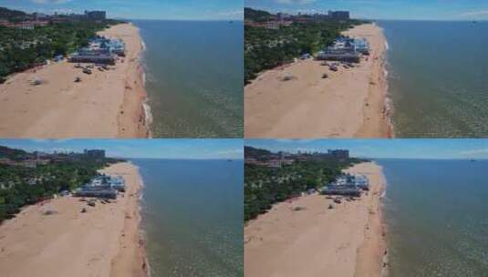 厦门航拍环岛路海边风景高清在线视频素材下载