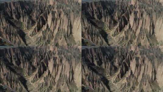 甘肃白银黄河石林国家地质公园高清在线视频素材下载