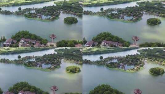 江苏常熟尚湖夏季风光高清在线视频素材下载