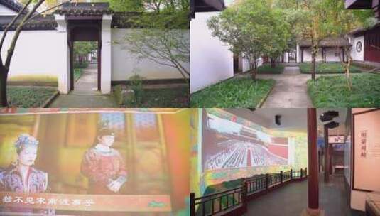 杭州三台山于忠肃公祠于谦祠4K视频素材高清在线视频素材下载