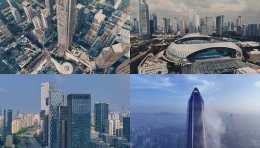 深圳平安中心大厦高清在线视频素材下载