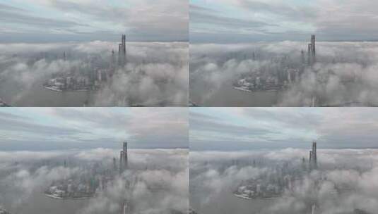 上海平流雾高清在线视频素材下载