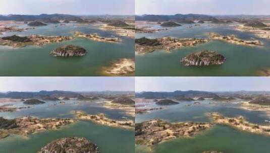 云南海峰湿地公园航拍高清在线视频素材下载