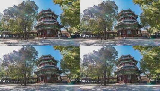 【8K】北京颐和园延时 皇家园林高清在线视频素材下载