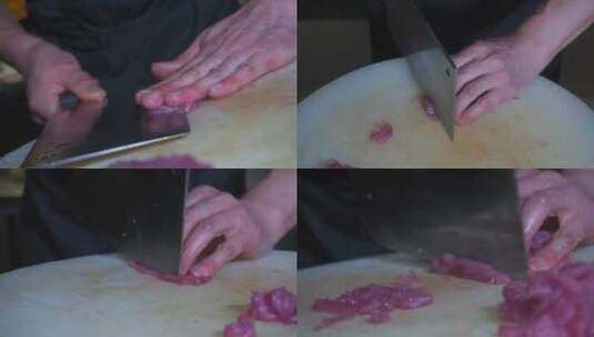 切肉切肉丝高清在线视频素材下载