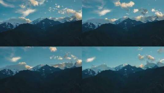 德欽梅里雪山日落（2023.07.01）高清在线视频素材下载