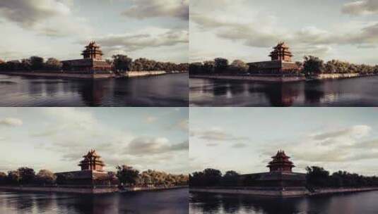 紫禁城景观酒店，北京，中国高清在线视频素材下载
