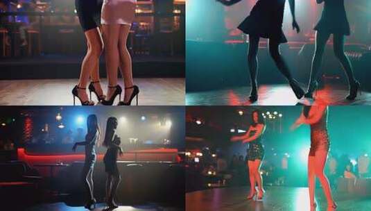 夜店性感舞者热舞高清在线视频素材下载