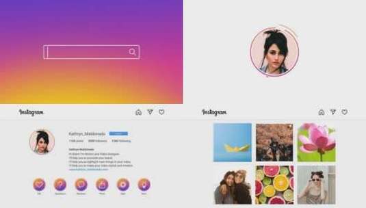 Instagram推广展示AE模板高清AE视频素材下载