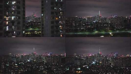 深圳夜景高清在线视频素材下载