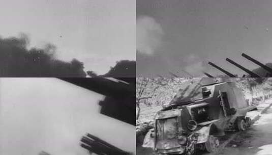 解放战争 三大战役 淮海战役 华东野战军高清在线视频素材下载