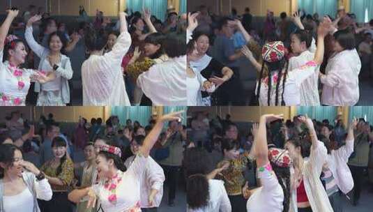 莎车县 十二木卡姆演艺中心 十二木卡姆表演高清在线视频素材下载