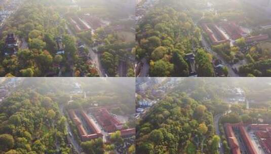 航拍湖北武汉首义广场高清在线视频素材下载