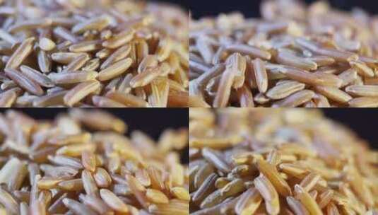 红曲米 杂粮 长米 养生 健康 (3)高清在线视频素材下载
