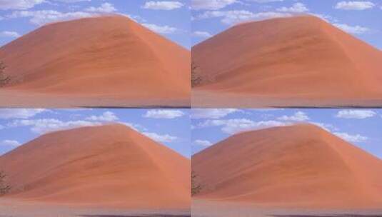 沙丘上刮起的沙尘暴高清在线视频素材下载