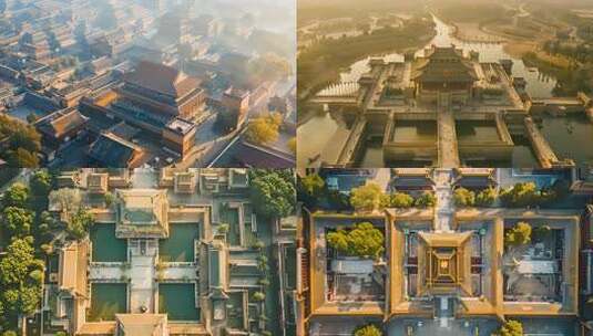 大明宫 汉唐背景 唐朝宫殿高清在线视频素材下载