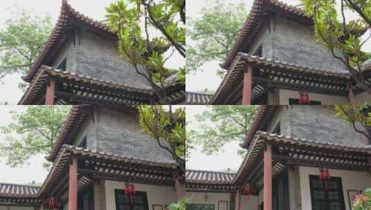 广东清代古园林建筑高清在线视频素材下载