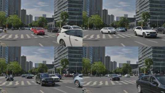 杭州的城市马路高清在线视频素材下载
