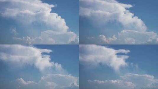 云朵翻滚延时摄影蓝天白云转场素材高清在线视频素材下载