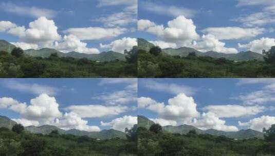 大自然蓝天白云高清在线视频素材下载