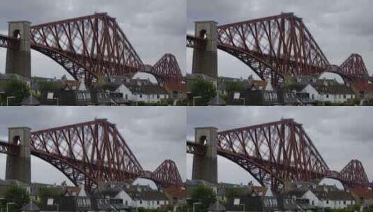 苏格兰东海岸福斯铁路桥Part高清在线视频素材下载