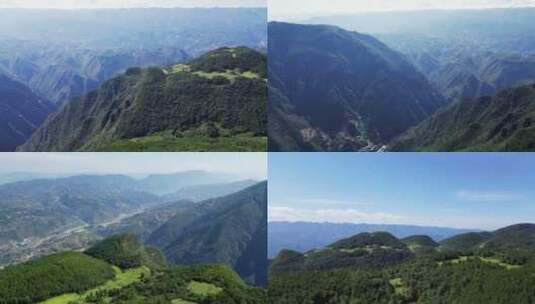 【合集】重庆奉节山水群山自然风光航拍高清在线视频素材下载