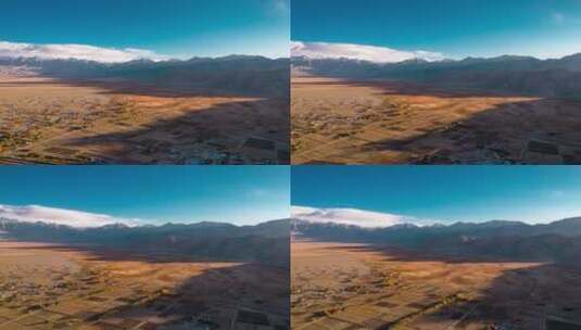 20211022秋季新疆南疆白沙湖 盘龙古道 顶上 6k 航拍延时2高清在线视频素材下载
