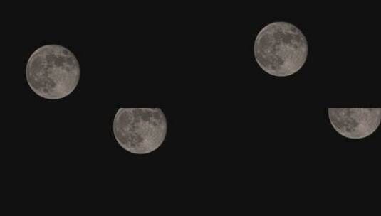 4K超清晰月球延时摄影高清在线视频素材下载