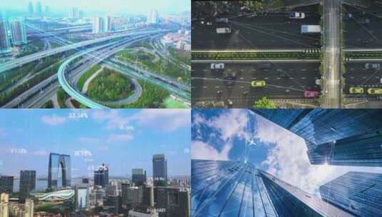 智慧城市科技交通合集高清在线视频素材下载